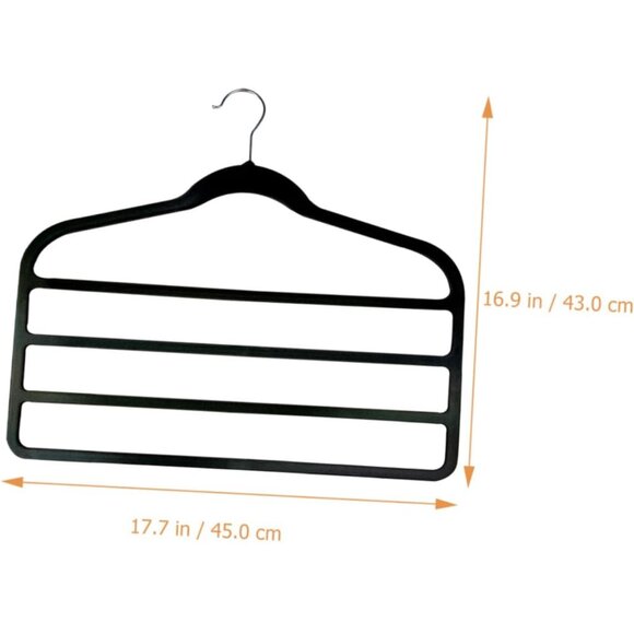 Three Non-Slip Multi-Layer Pants Hanger - Picture 1 of 3